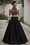 Kaira | High Neck Blouse with Lengha