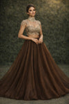 Riva | Hand Embroidered Blouse with Lengha