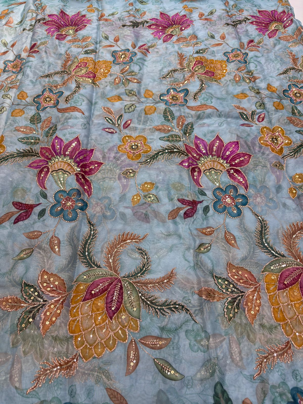 Tara | Embroidered Sharara