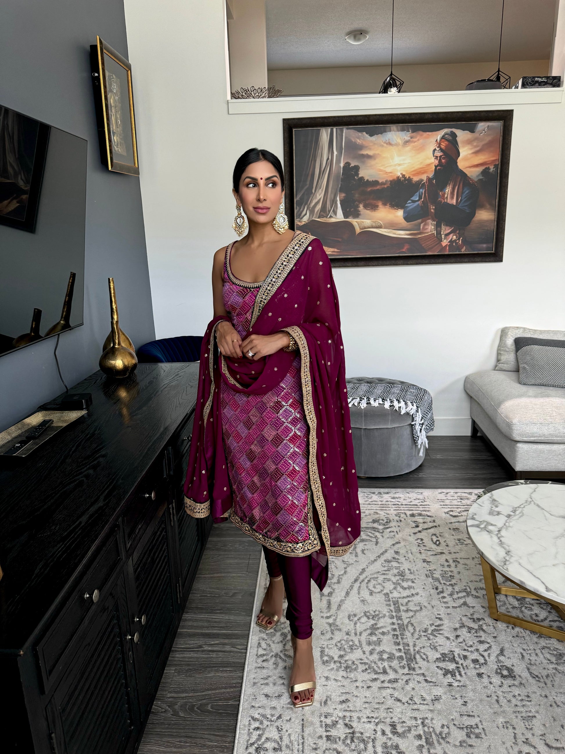 Kameez Latest Pajami Suits Designs Rosina Pink Pajami Suit – Raji