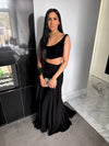 Silhouette | Black Mermaid Style Lengha