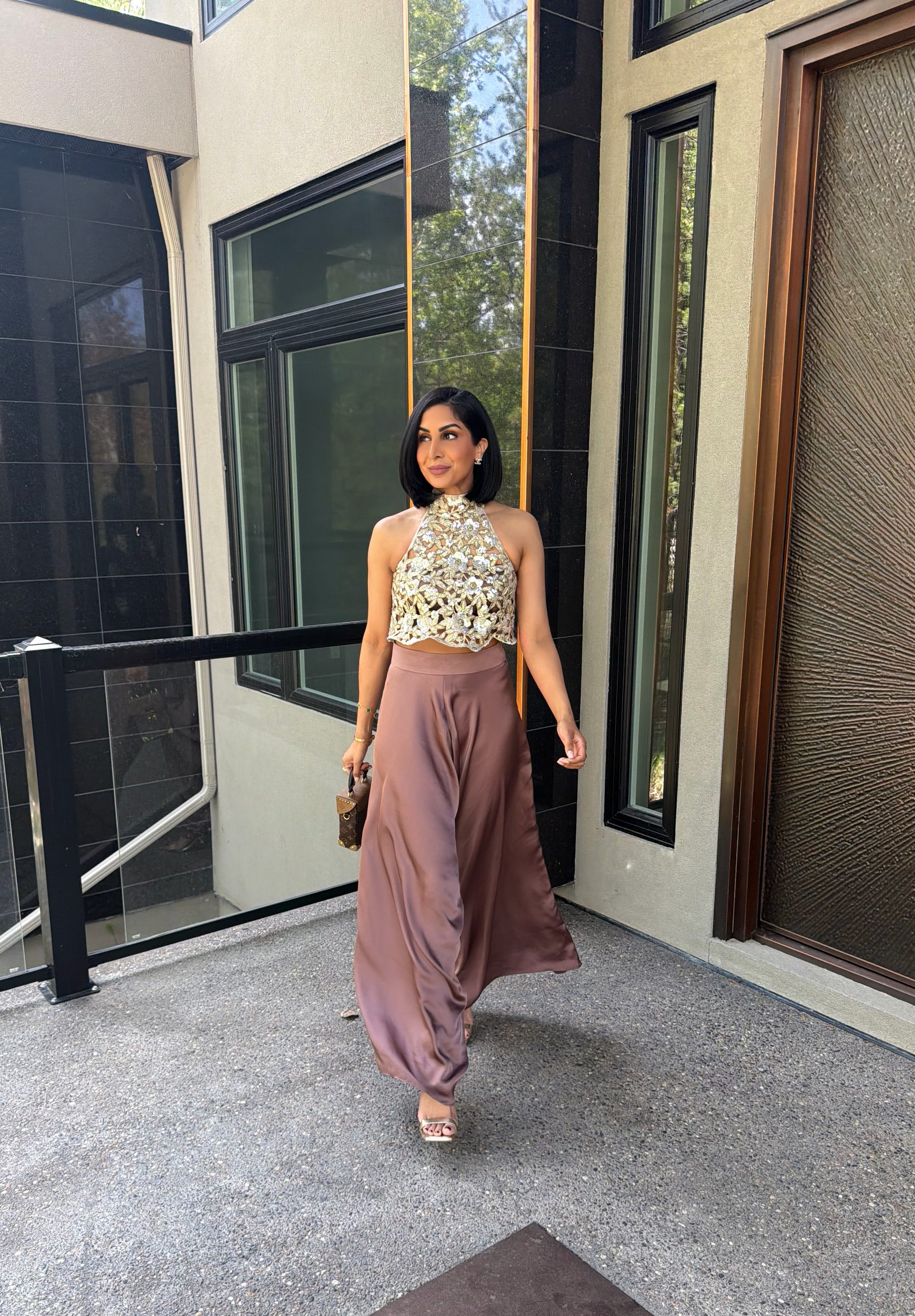 Amaira | Embroidered Top & Pant Set