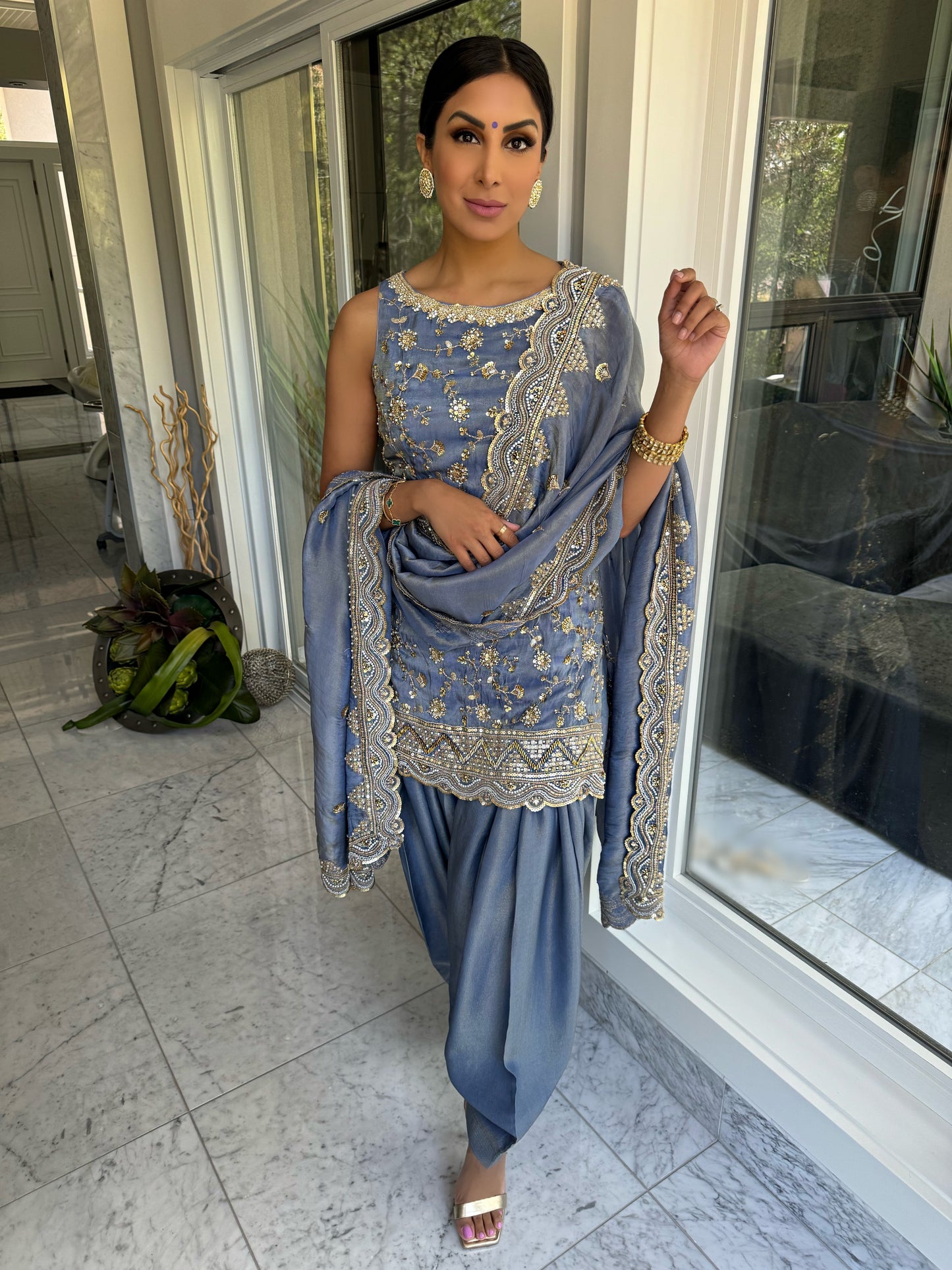 Very Peri Blue | Blue Salwaar Suit