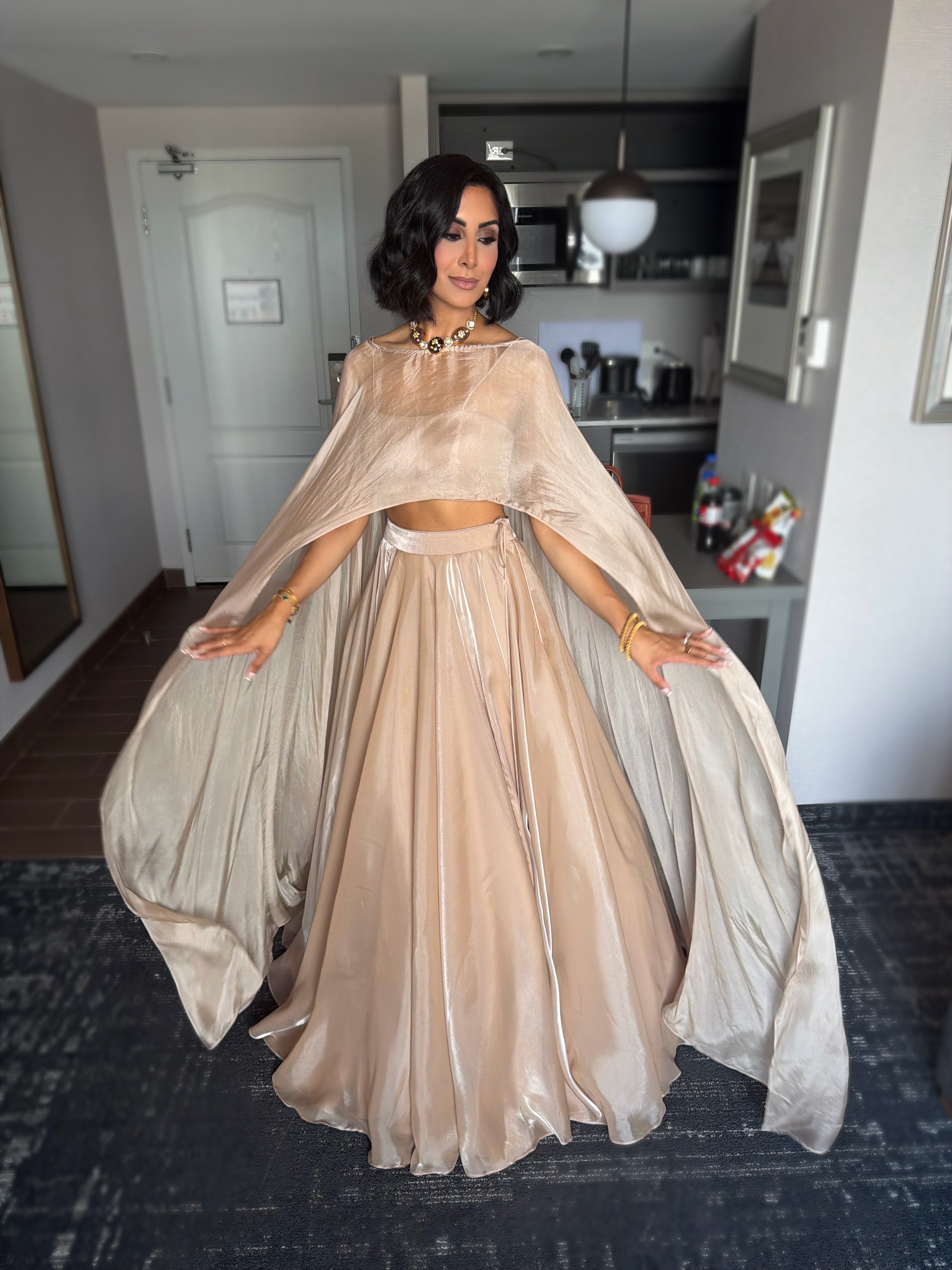 Lumière | Nude Lengha
