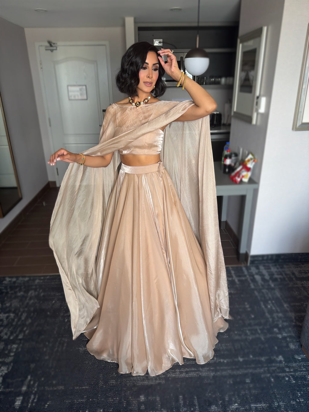 Lumière | Nude Lengha