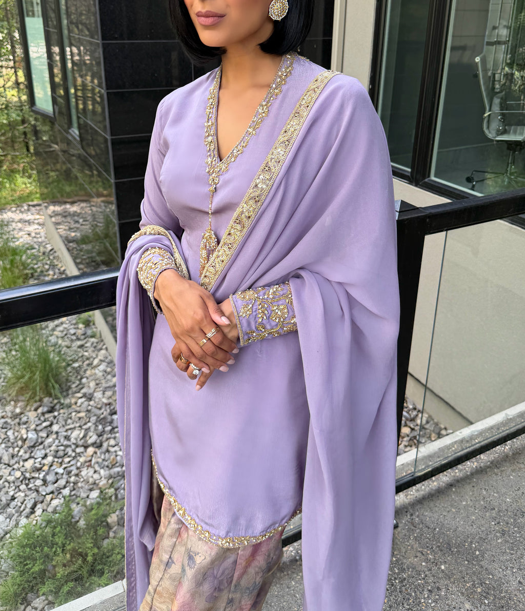 Nola | Purple Farsi Salwaar