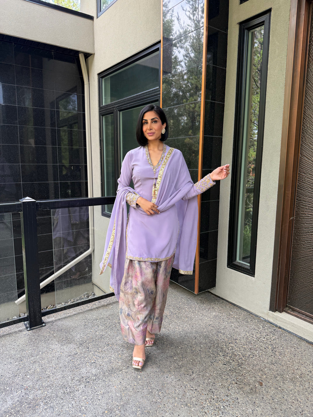 Nola | Purple Farsi Salwaar