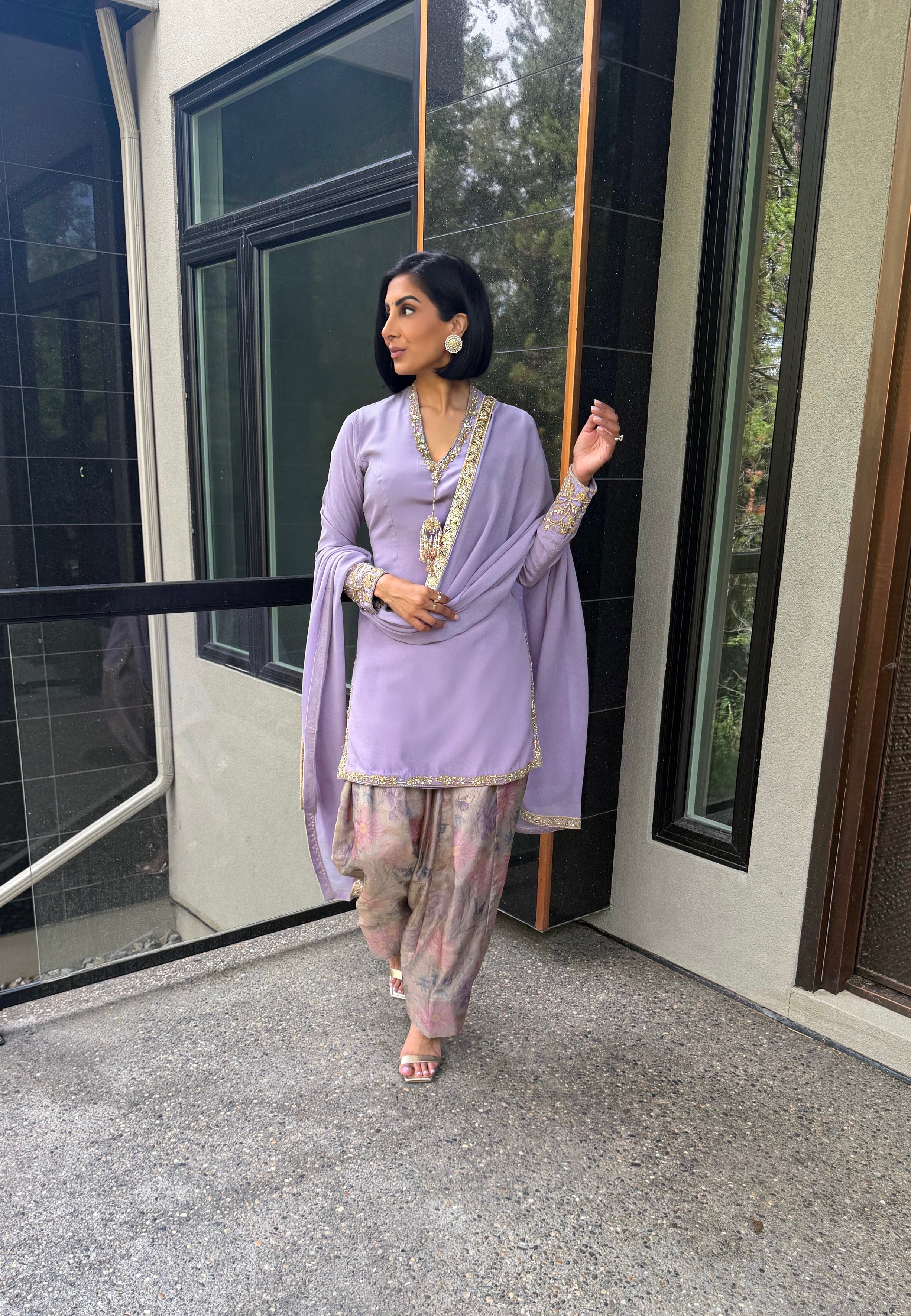 Nola | Purple Farsi Salwaar