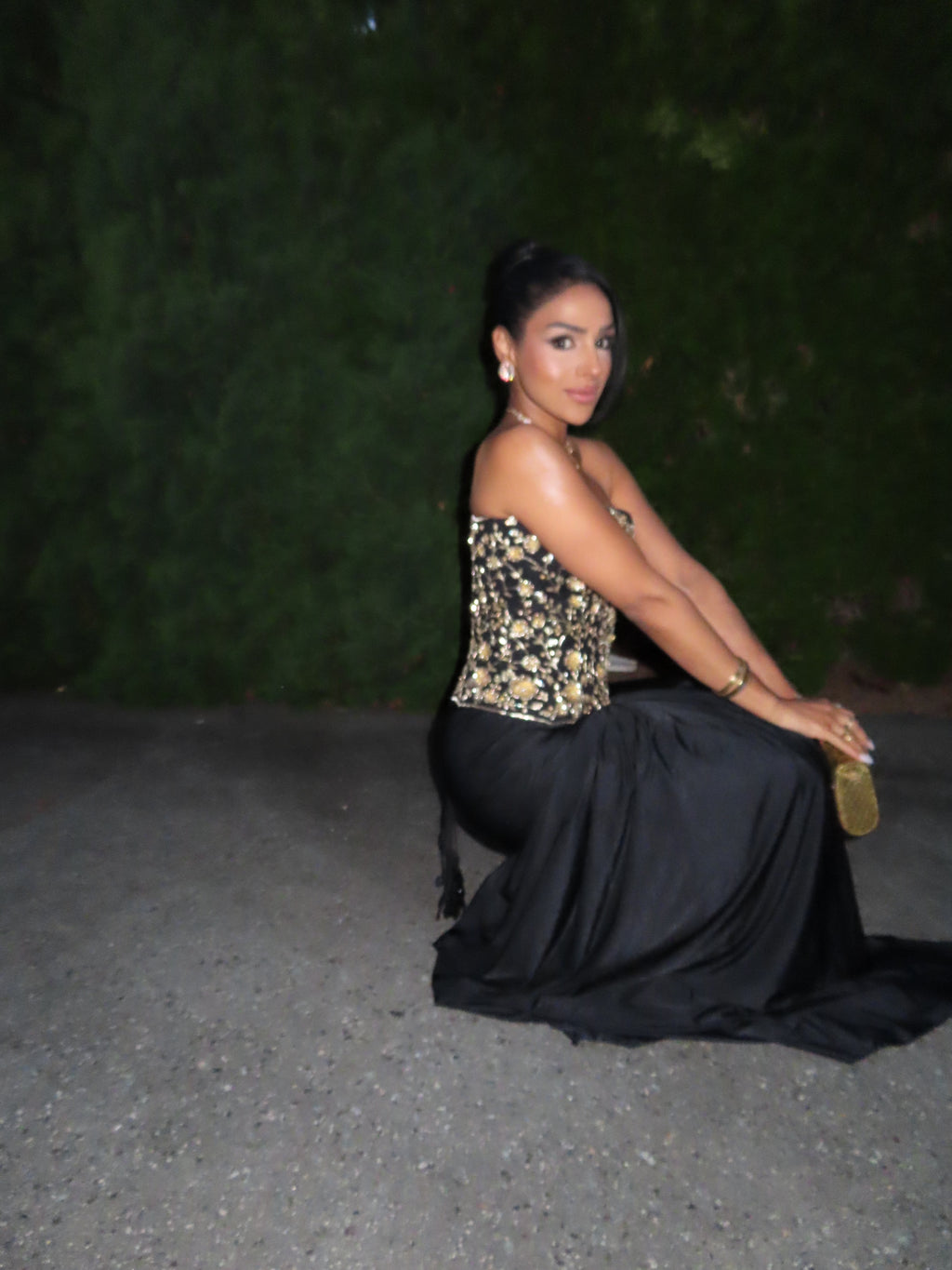 Kaia | Embroidered Corset with Dhoti Skirt