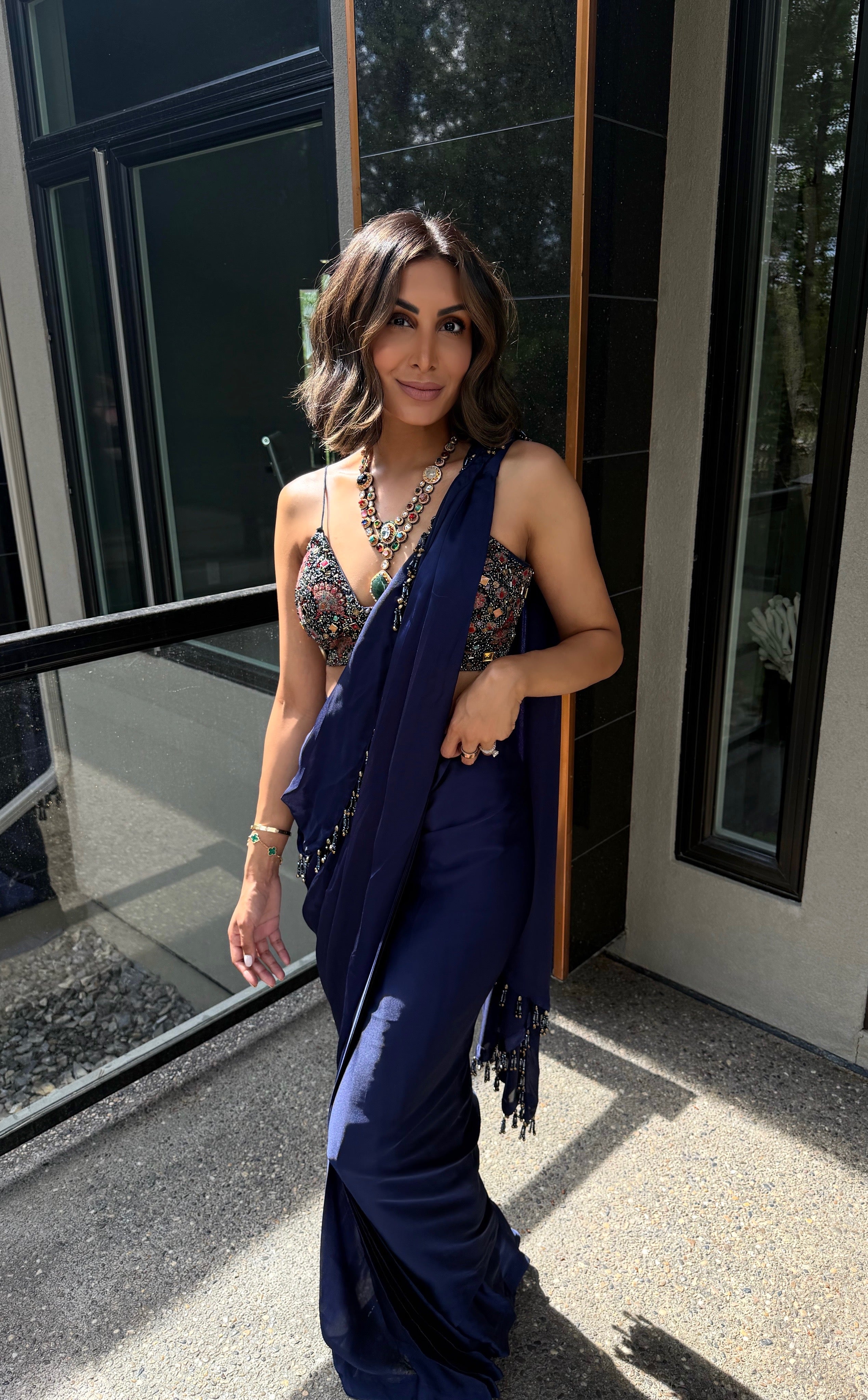 Mezul | Pre-Pleated Saree