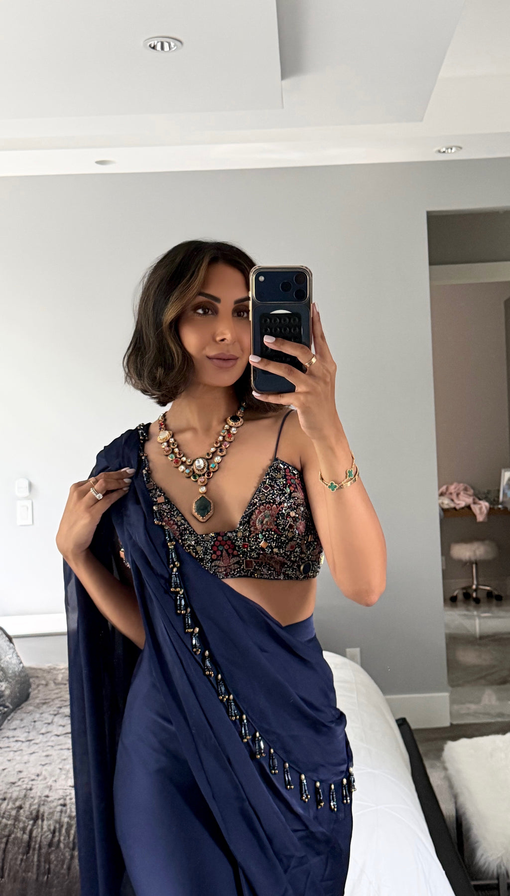 Mezul | Pre-Pleated Saree
