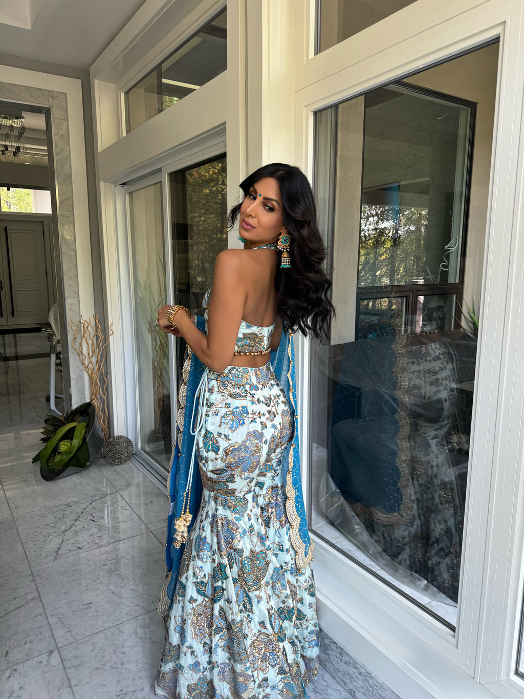 Bri | Halter Top Sharara Set