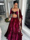 Milania | Purple Lengha