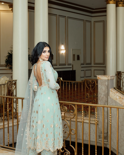 Kismet | Blue Anarkali