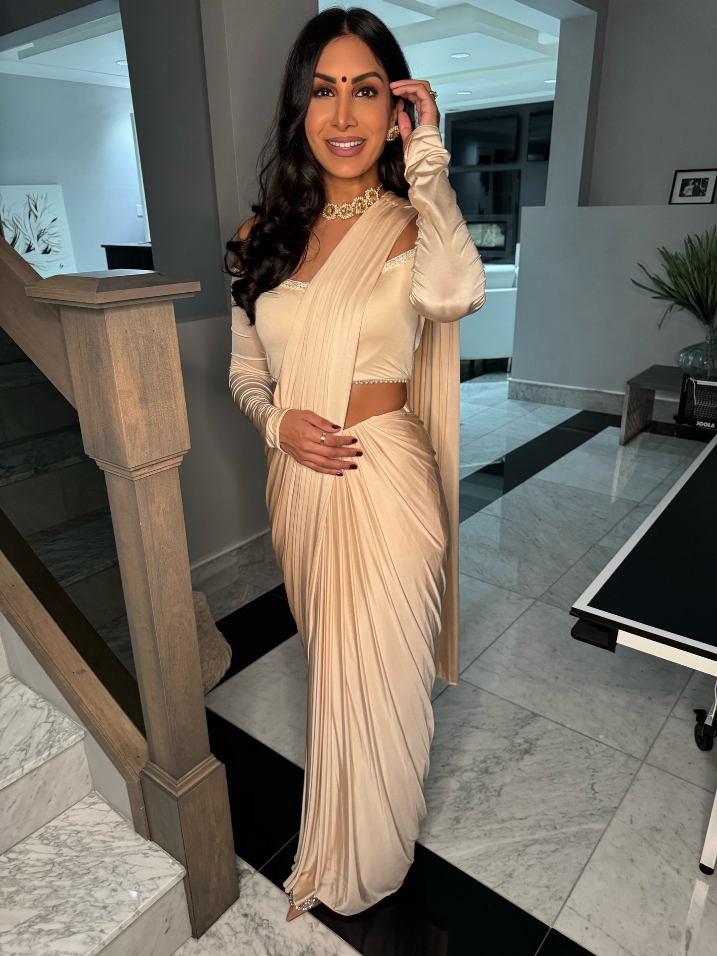 Grace | Lycra Pre-Pleated Saree