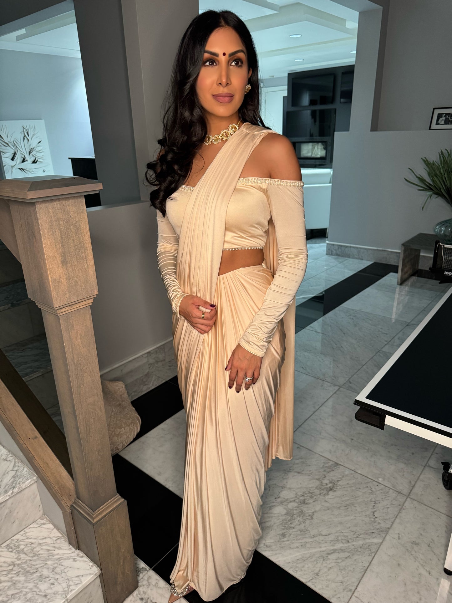 Grace | Lycra Pre-Pleated Saree
