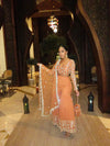 Bronze | Orange Sharara Ensemble