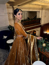 Sunehri | Mustard Velvet Lengha