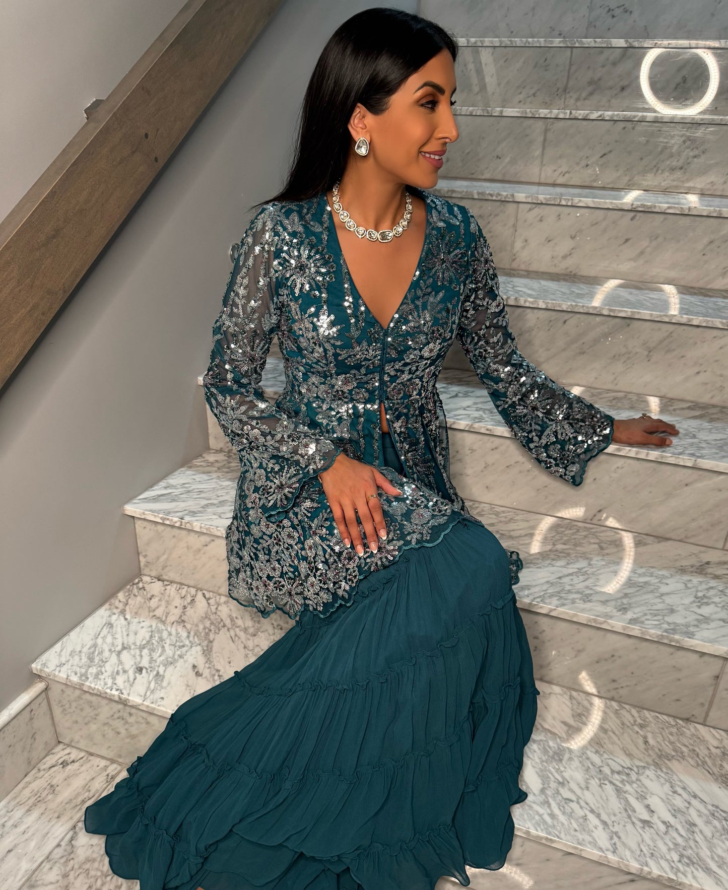 Zarina | Teal Sharara Ensemble