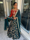 Zariya | Hand Embroidered Lengha