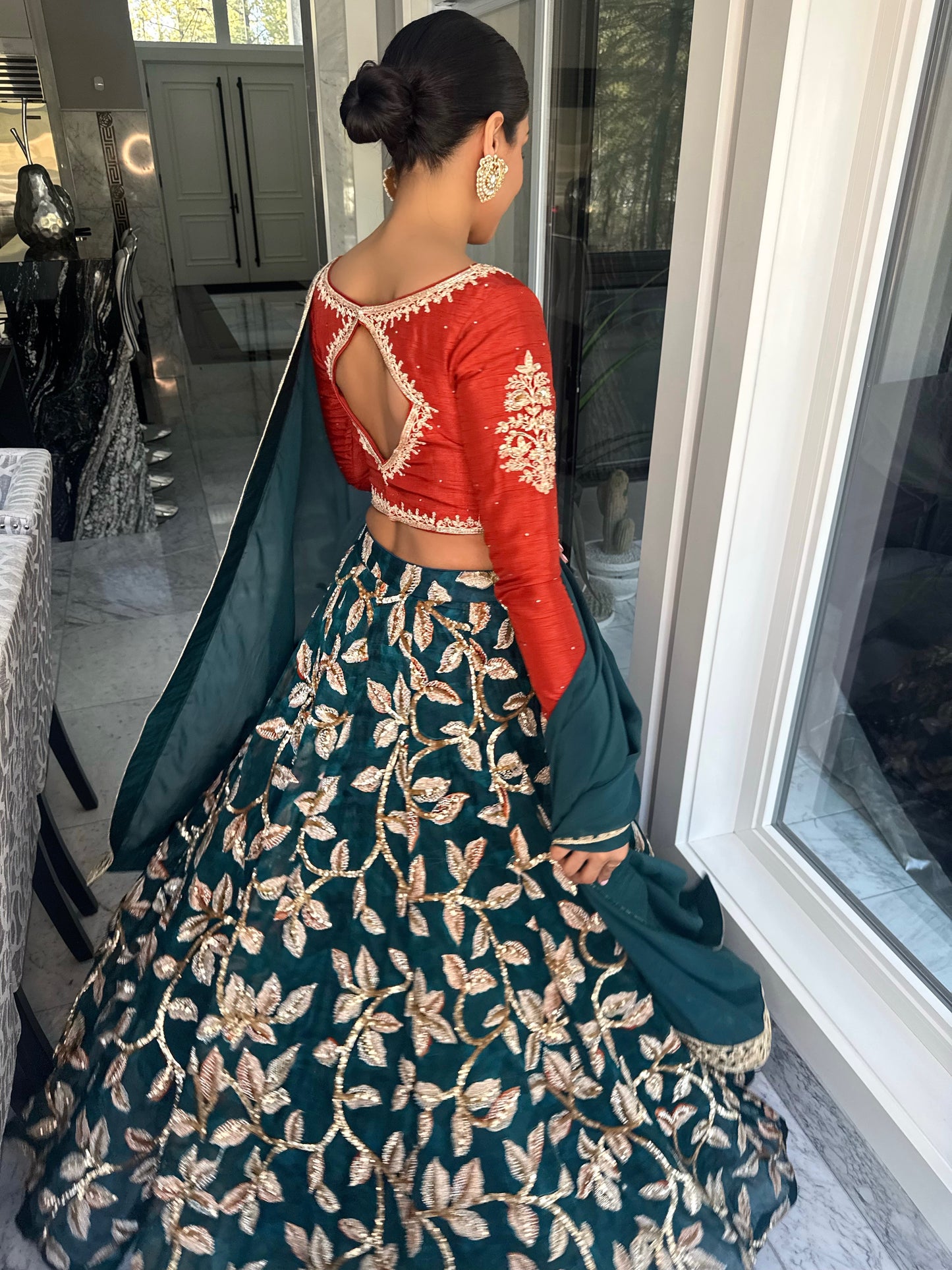 Zariya | Hand Embroidered Lengha