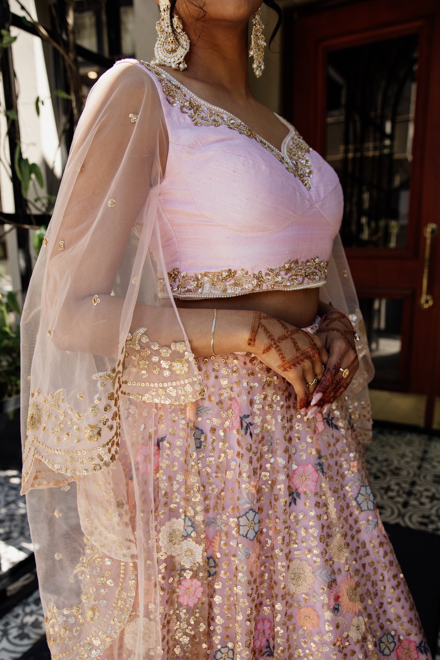 Amari | Pink Lehenga Set