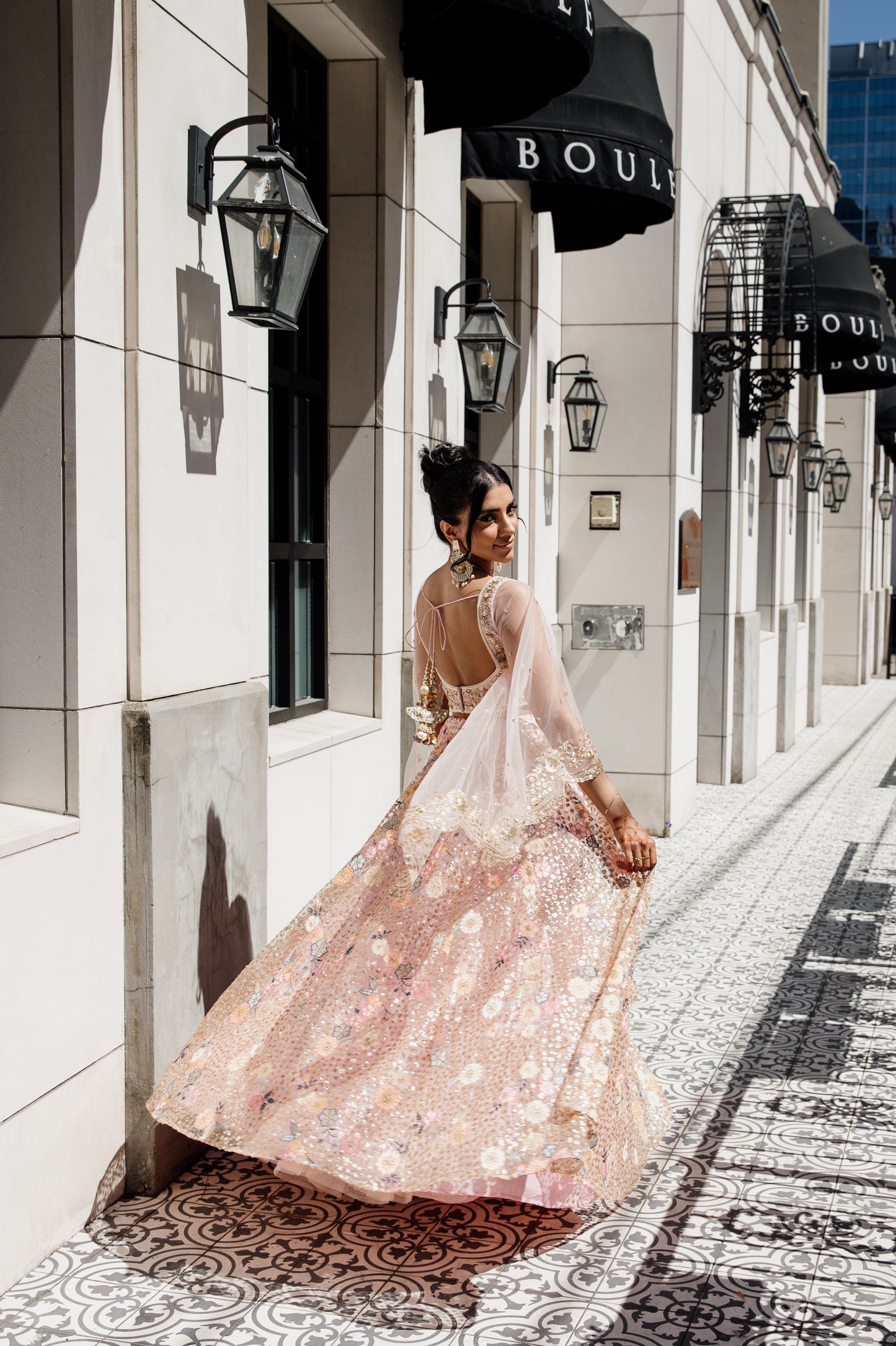 Amari | Pink Lehenga Set