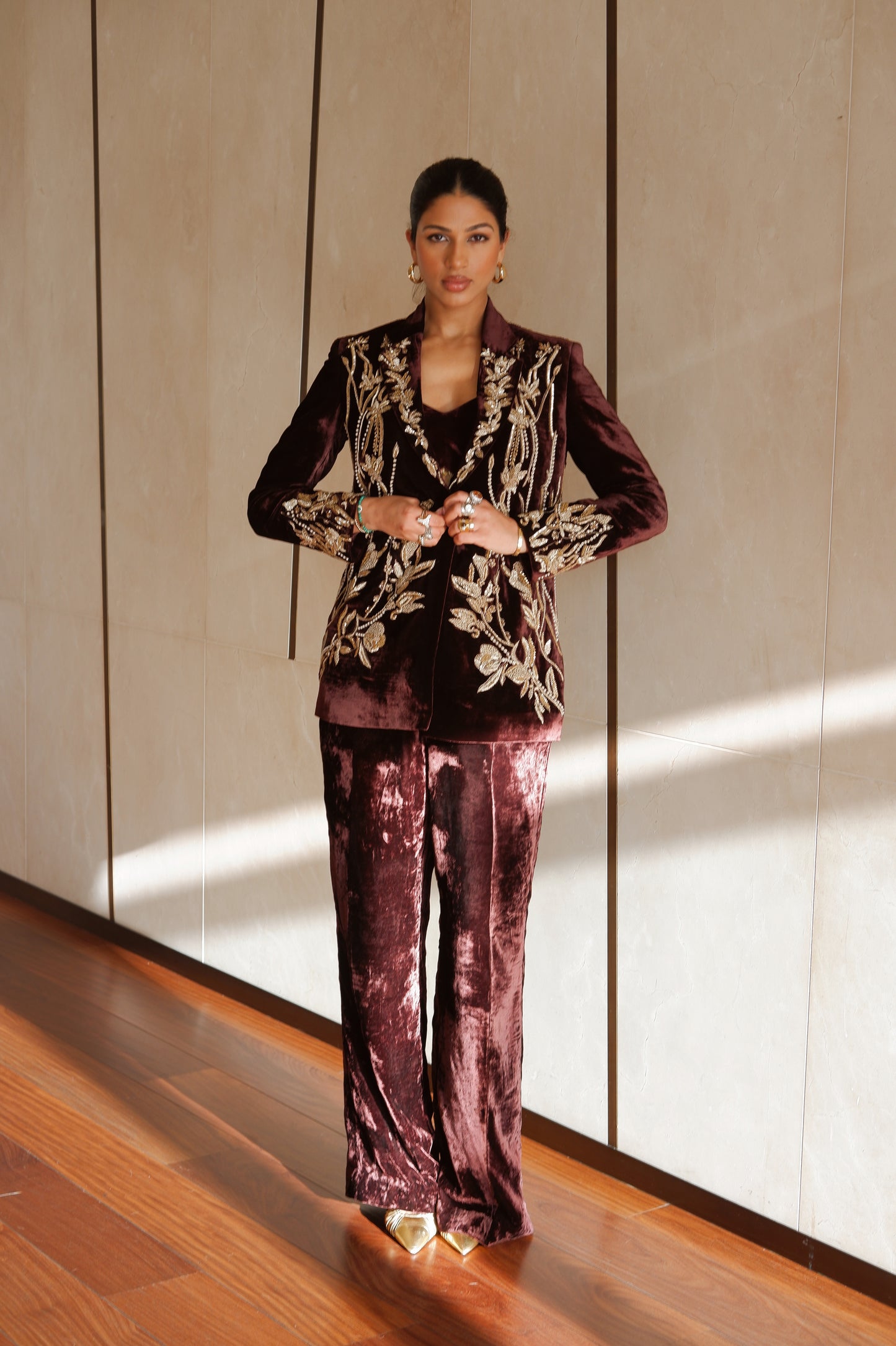 Empower | Brown Blazer and Pant Suit