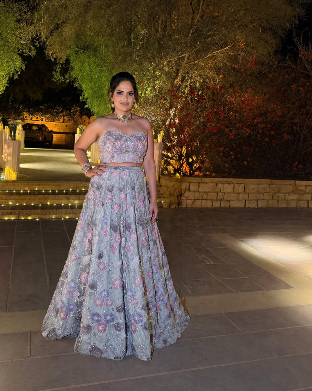 Palak | Embroidered Lengha